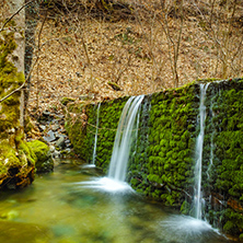 Beautiful Waterfall on Crazy Mary River, Belasitsa Mountain, Bulgaria